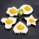 Stainless Steel Egg Rings 5-Pack for $3 + free shipping w/ $25