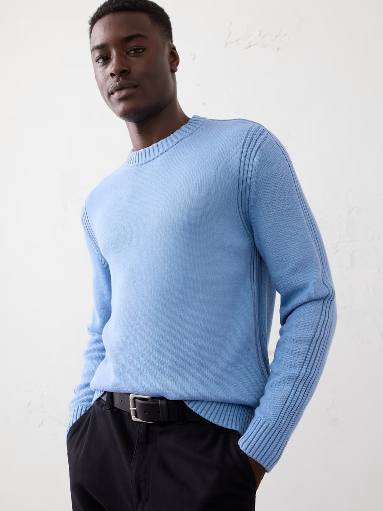 Banana Republic Factory Men's Plaited Crew-Neck Sweater: $15 in cart Banana Republic Factory Men's Plaited Crew-Neck Sweater: $15 in cart