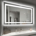 Hivone 40" x 32" LED Backlit & Front-Lit Bathroom Mirror for $133 + free shipping