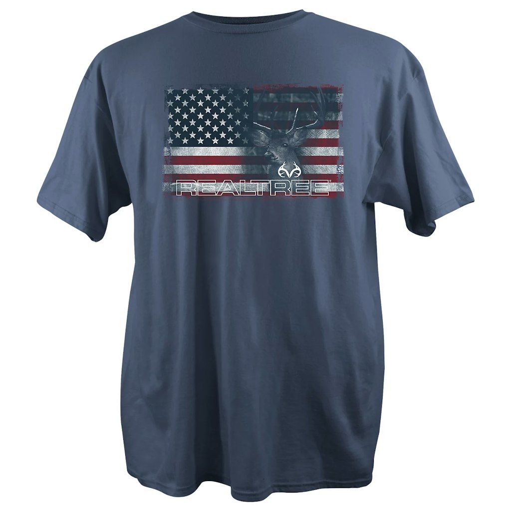 Realtree Men's Americana Deer Short Sleeve T-Shirt : $4.97 