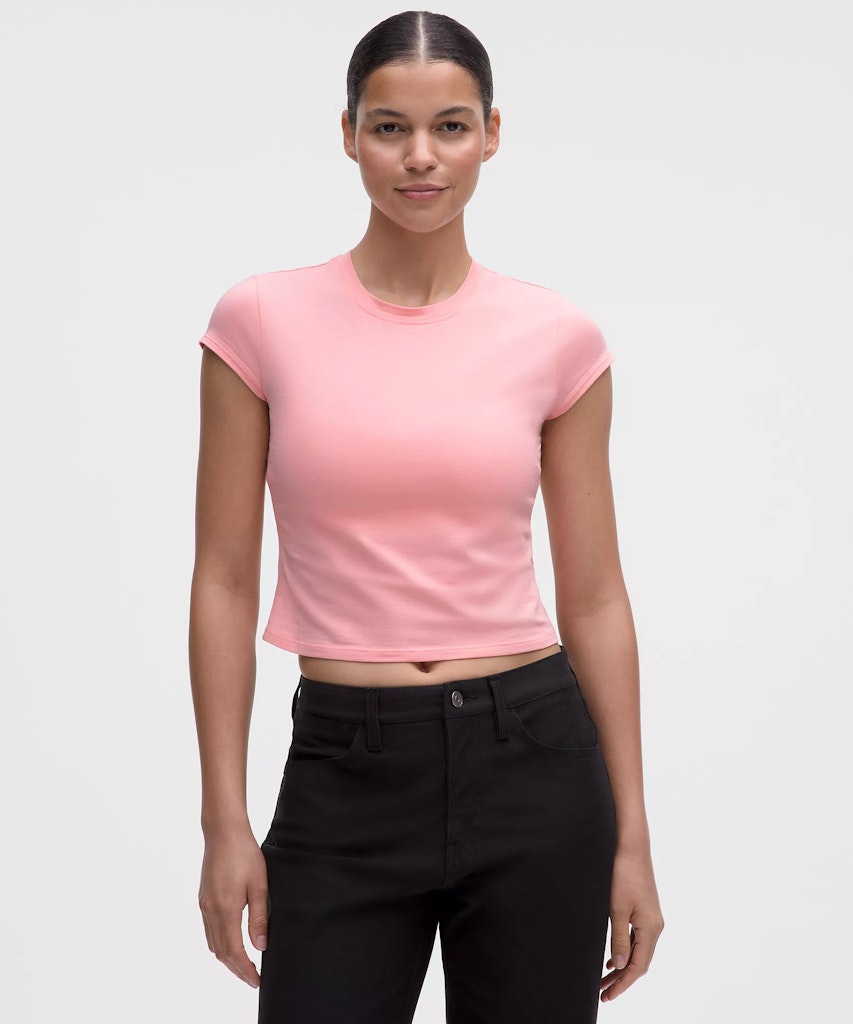 lululemon Organic Cotton Baby Tee: $34 lululemon Organic Cotton Baby Tee: $34