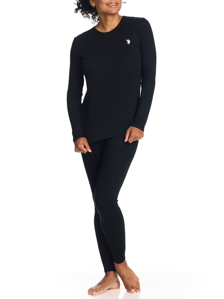 U.S. Polo Assn. Women's Base Layer Long Underwear Thermal Set: $4.90