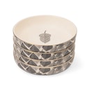 Thyme & Table Stoneware Low Bowl 4-Pack for $13 + free shipping w/ $35