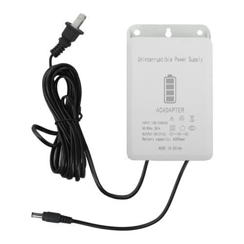 12V 2A 6,000mAh Uninterruptible Power Supply: $17.29 12V 2A 6,000mAh Uninterruptible Power Supply: $17.29