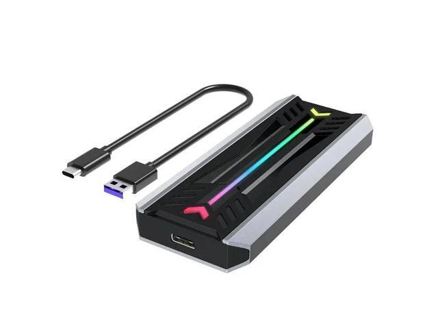 NVMe M.2 Dual Protocol SSD Enclosure: $22.92