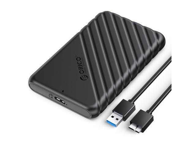 Orico 2.5-inch USB 3.0 External Hard Drive Enclosure: $8.99
