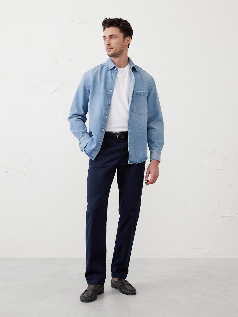 Slim-Straight Lived-In Chino: $47.50 Slim-Straight Lived-In Chino: $47.50