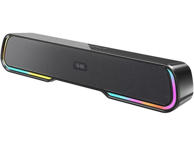 Melogaga Stereo Bluetooth and Wired PC Soundbar: $30.99 Melogaga Stereo Bluetooth and Wired PC Soundbar: $30.99