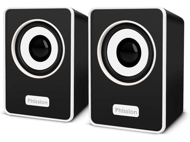 Phission 6W USB-Powered Stereo Computer Speakers: $28.29