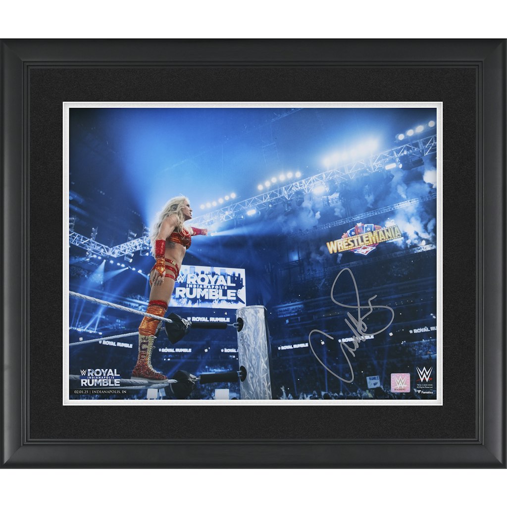 Charlotte Flair Autographed 16" x 20" Framed Royal Rumble Photograph: $149.99 Charlotte Flair Autographed 16" x 20" Framed Royal Rumble Photograph: $149.99