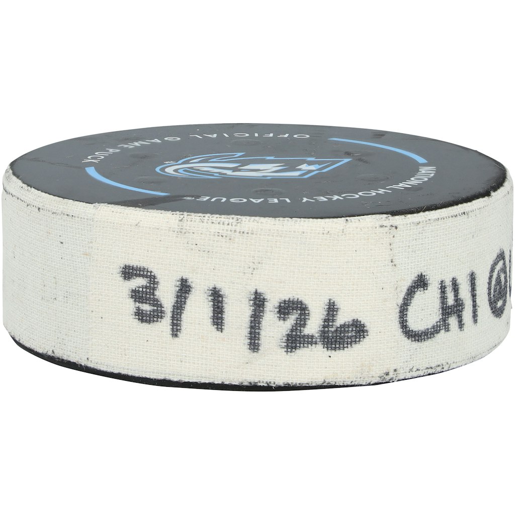 Teuvo Teravainen Chicago Blackhawks Game-Used Goal Puck: $399.99 Teuvo Teravainen Chicago Blackhawks Game-Used Goal Puck: $399.99