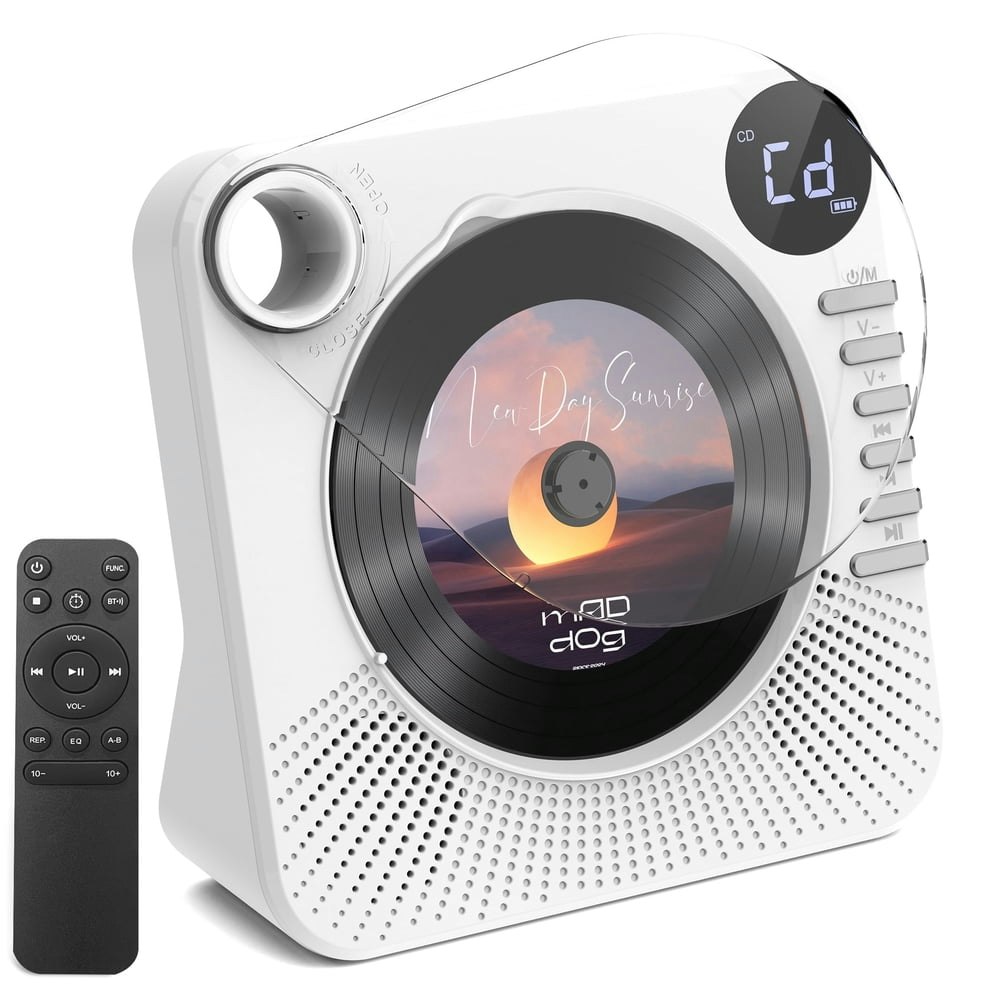 Desktop Bluetooth CD Player with HiFi Dual Speakers: $32.96 Desktop Bluetooth CD Player with HiFi Dual Speakers: $32.96