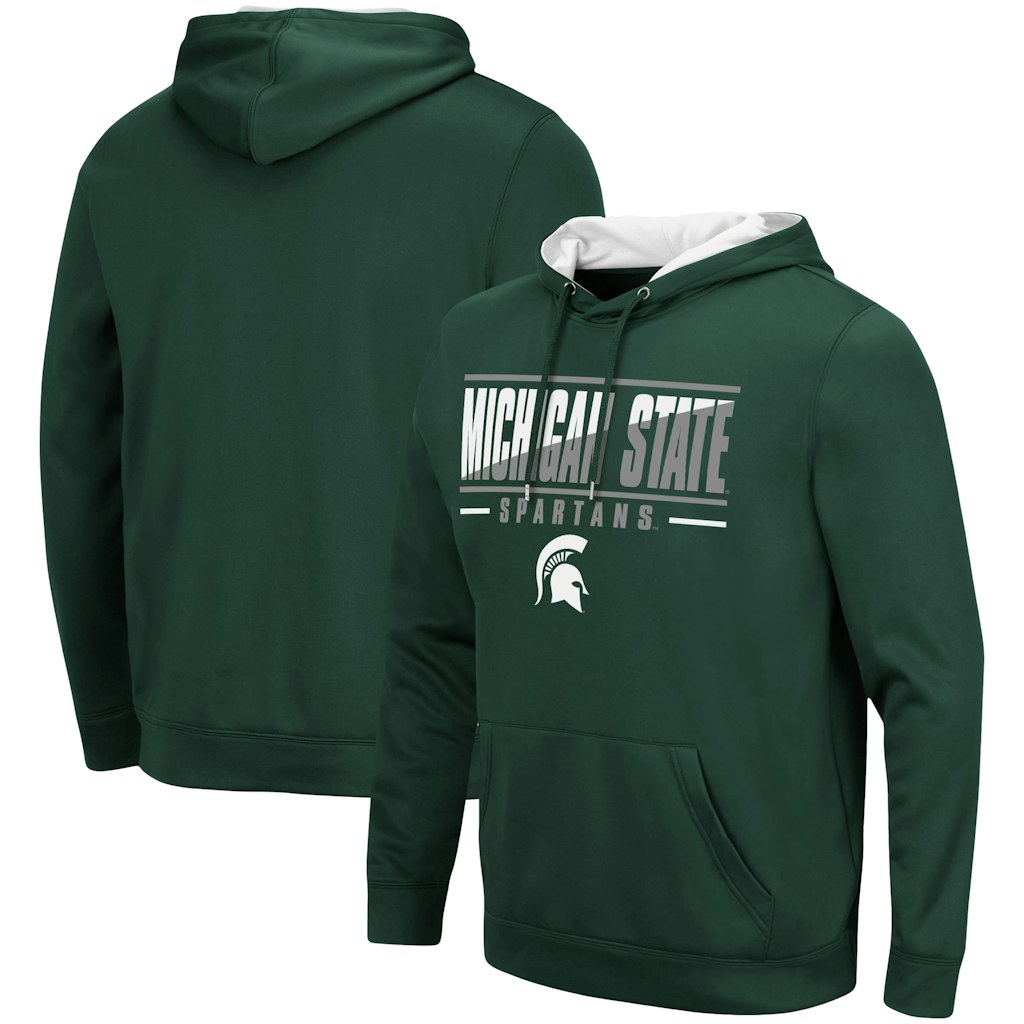 Colosseum Michigan State Spartans Men's Pullover Hoodie: $35.99