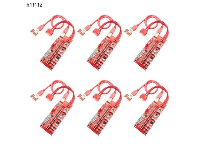 PCI Express V014 Pro x1 to x16 GPU Riser 6-Pack: $91.74 PCI Express V014 Pro x1 to x16 GPU Riser 6-Pack: $91.74