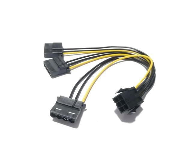 PCI-E 6-Pin Female to 3-Port IDE 4-Pin Power Extension Cable: $17.90 PCI-E 6-Pin Female to 3-Port IDE 4-Pin Power Extension Cable: $17.90