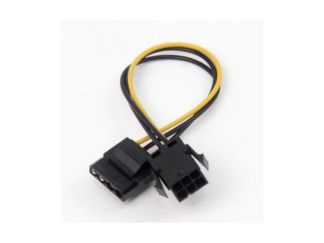 Molex to 6-Pin PCI-E Power Adapter Cable: $11.59 Molex to 6-Pin PCI-E Power Adapter Cable: $11.59