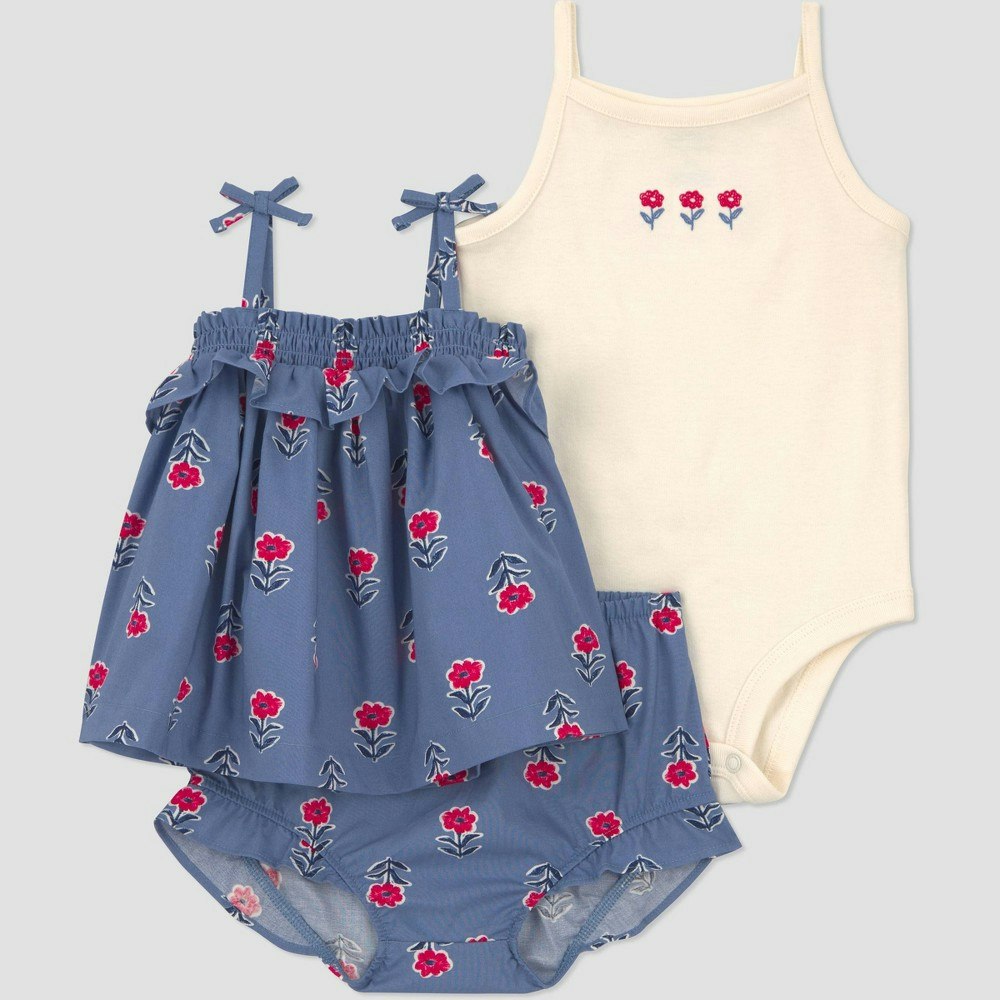 Carter's Just One You Baby Girls' 3-Piece Floral Tank Top Bodysuit and Bloomer Set 3M: $15 Carter's Just One You Baby Girls' 3-Piece Floral Tank Top Bodysuit and Bloomer Set 3M: $15
