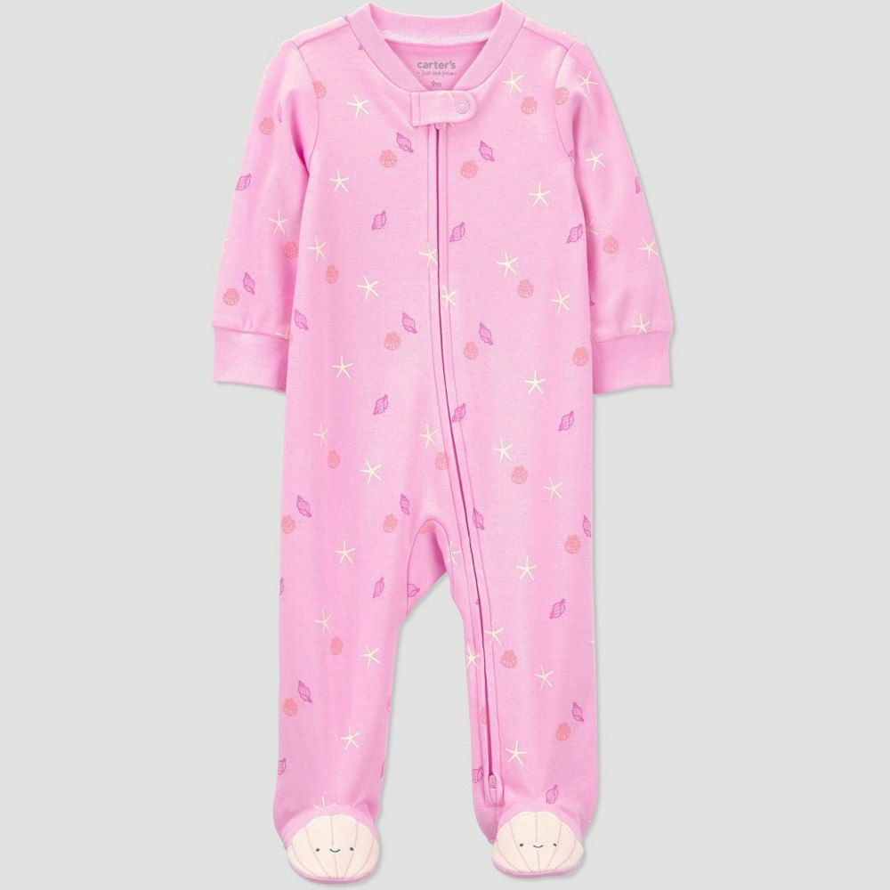 Carter's Just One You Baby Girls' Seashell Sleep N' Play 9M: $8 Carter's Just One You Baby Girls' Seashell Sleep N' Play 9M: $8