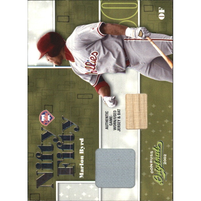 2002 Donruss Originals Nifty Fifty Combos #22 Marlon Byrd: $14 2002 Donruss Originals Nifty Fifty Combos #22 Marlon Byrd: $14