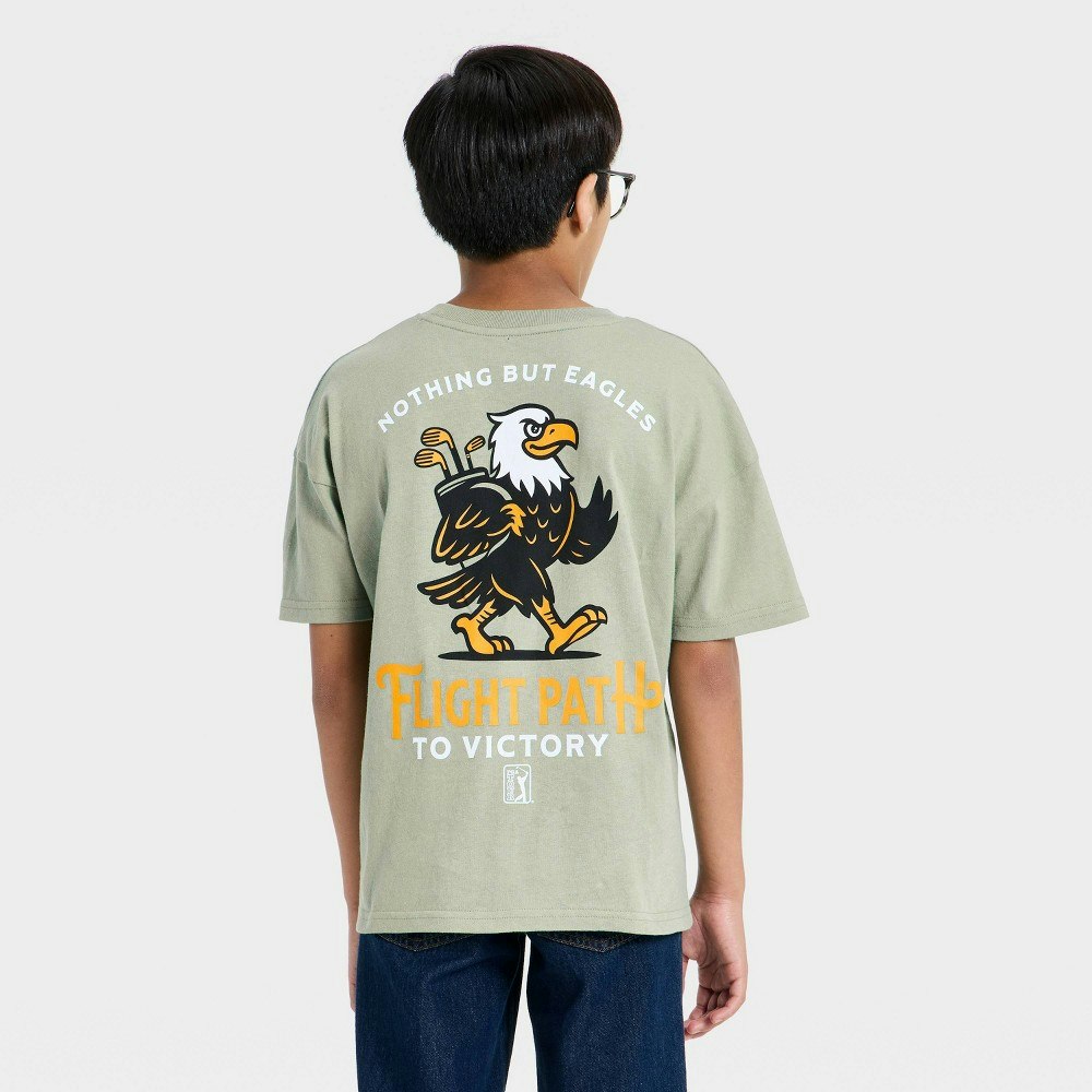 Boys' PGA Tour Eagles Short Sleeve Graphic T-Shirt: $10 Boys' PGA Tour Eagles Short Sleeve Graphic T-Shirt: $10