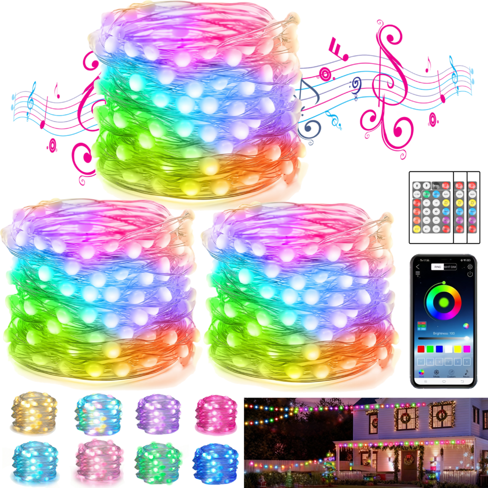 300-LED Fairy String Lights 3-Pack: $20.99