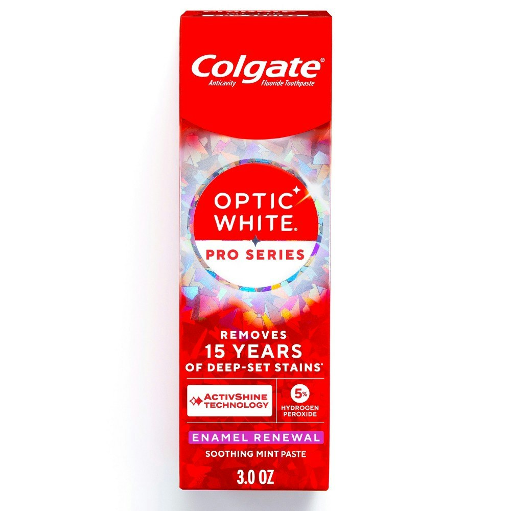 Colgate Optic White Pro Series Enamel Renewal Teeth Whitening Toothpaste 3oz: $8.99