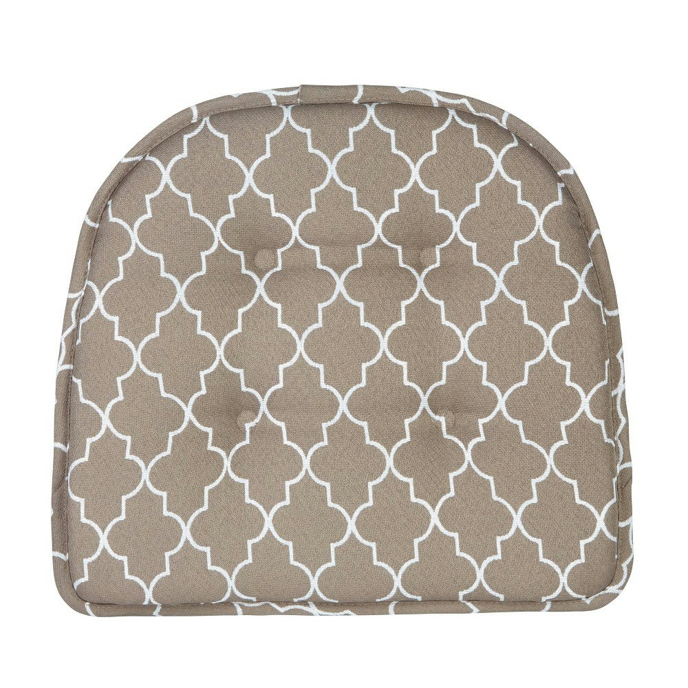 Gripper 15" x 16" Trellis Tufted Chair Cushions 2-Pack: $39.64