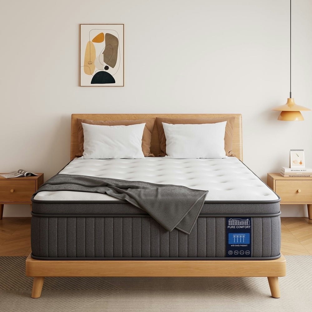 Mubulily 8-inch Queen Memory Foam Hybrid Mattress: $155.42