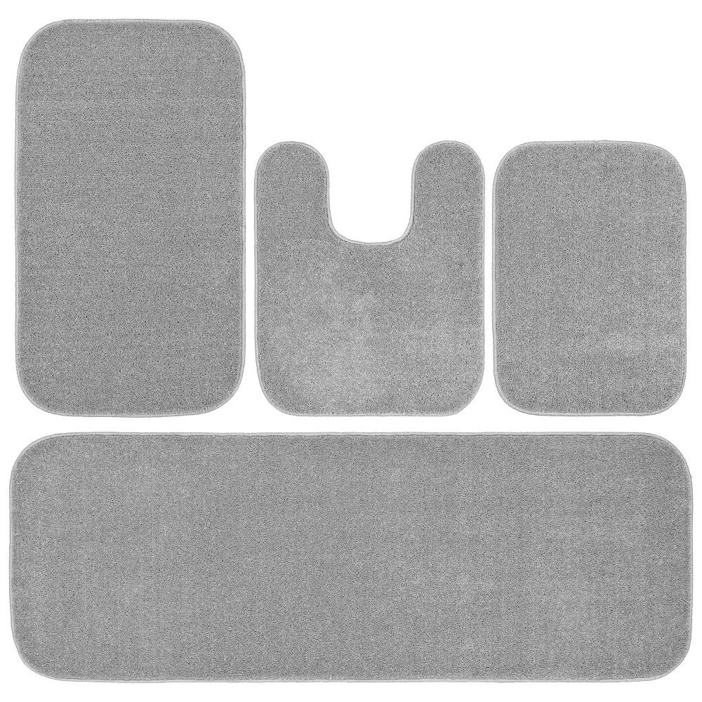 Garland Rug 4-Piece Gramercy Washable Bathroom Rug Set: $48.99 Garland Rug 4-Piece Gramercy Washable Bathroom Rug Set: $48.99