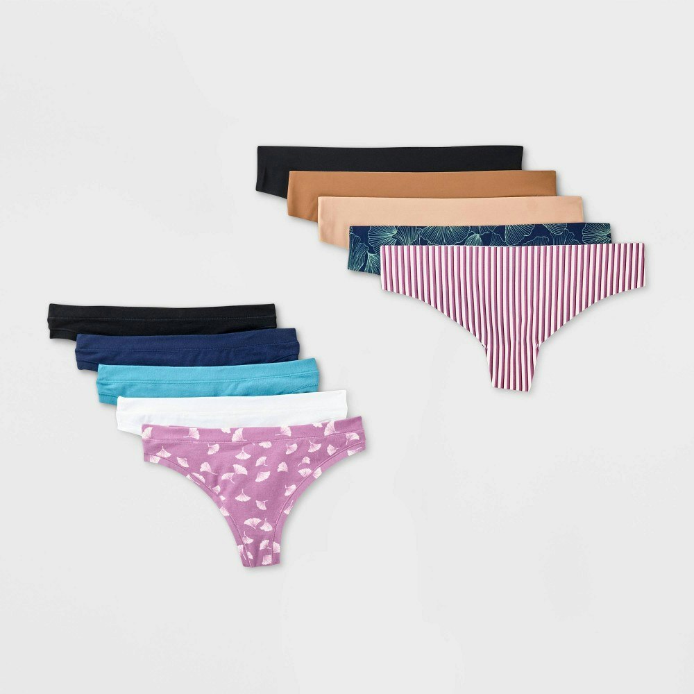 Auden Women's Thong Underwear 10-Pack: $21 Auden Women's Thong Underwear 10-Pack: $21