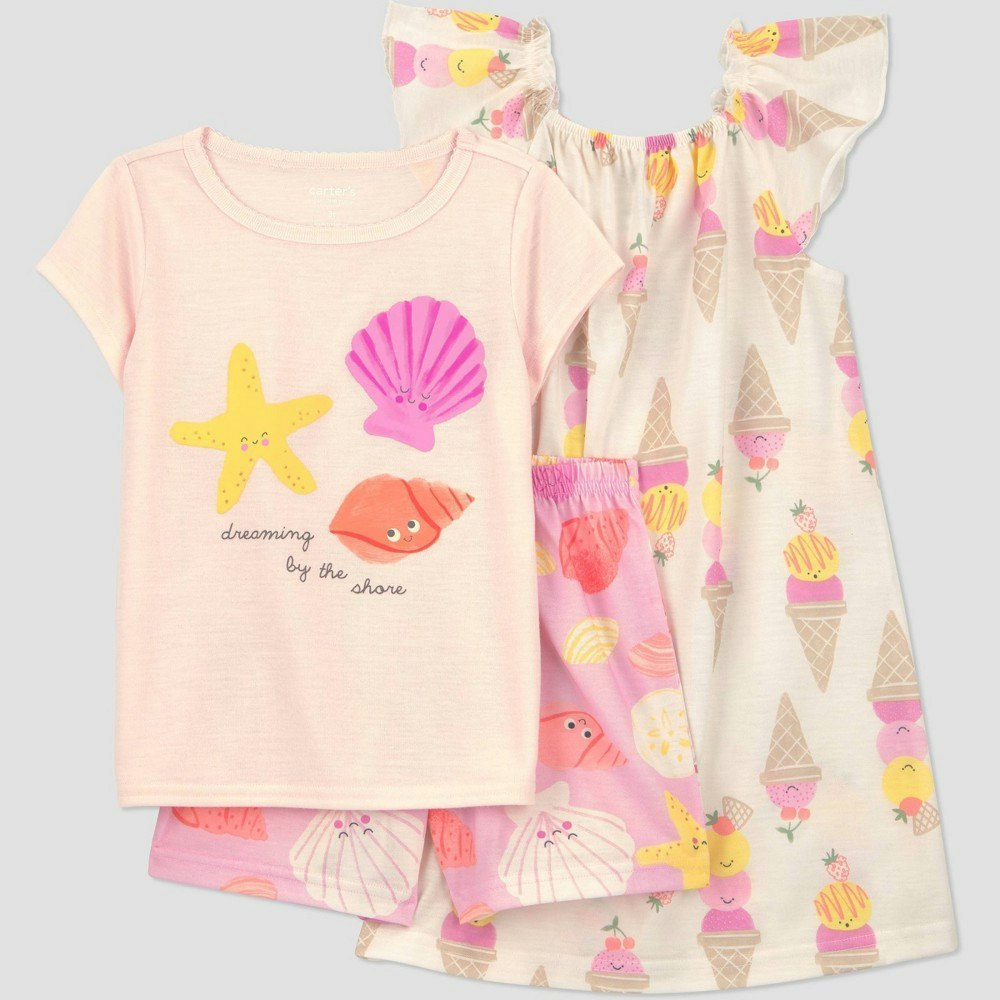 Carter's Just One You Toddler Girls' 3-Piece Pajama Set 4T: $15 Carter's Just One You Toddler Girls' 3-Piece Pajama Set 4T: $15