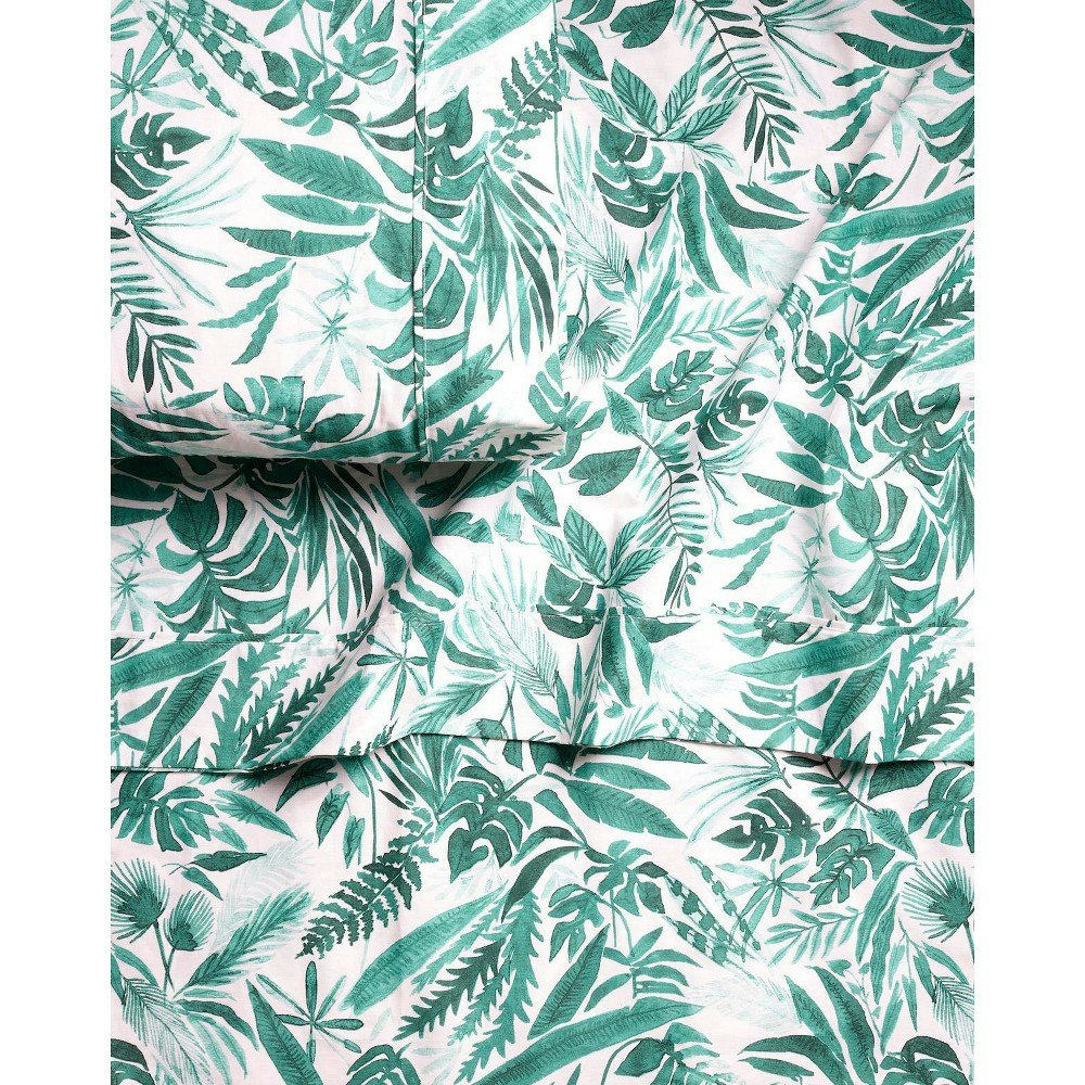 Society6 Queen Megan Galante Tropical Palm Brushed Cotton Sheet Set: $119.99 Society6 Queen Megan Galante Tropical Palm Brushed Cotton Sheet Set: $119.99