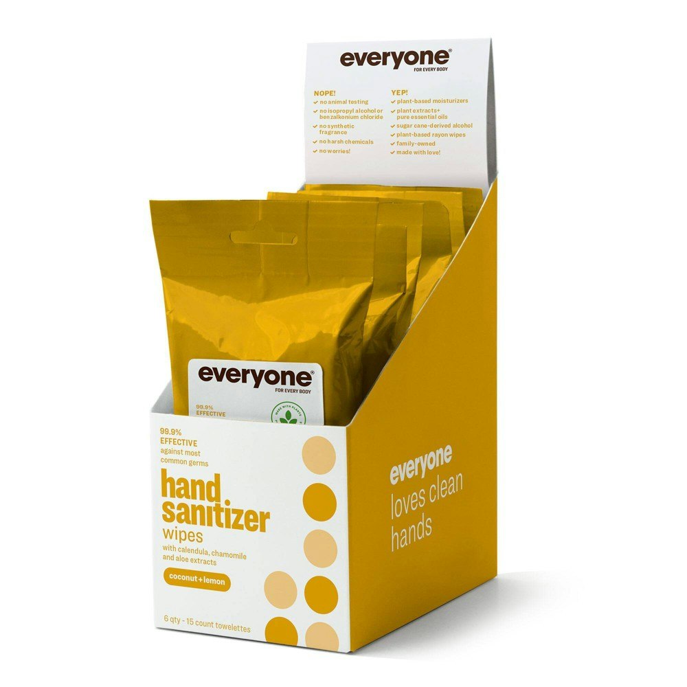 Everyone Hand Sanitizer Wipes 6-Pack: $26.99 Everyone Hand Sanitizer Wipes 6-Pack: $26.99