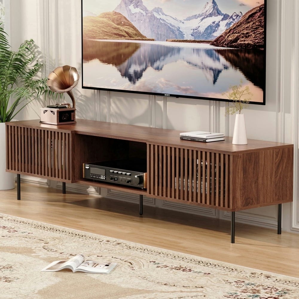 Hommpa Mid Century Modern TV Stand for 55 to 80-inch TV: $125.83 Hommpa Mid Century Modern TV Stand for 55 to 80-inch TV: $125.83