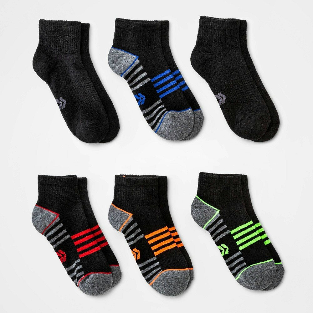 All In Motion Kids' Ankle Socks 6-Pack: $8 All In Motion Kids' Ankle Socks 6-Pack: $8