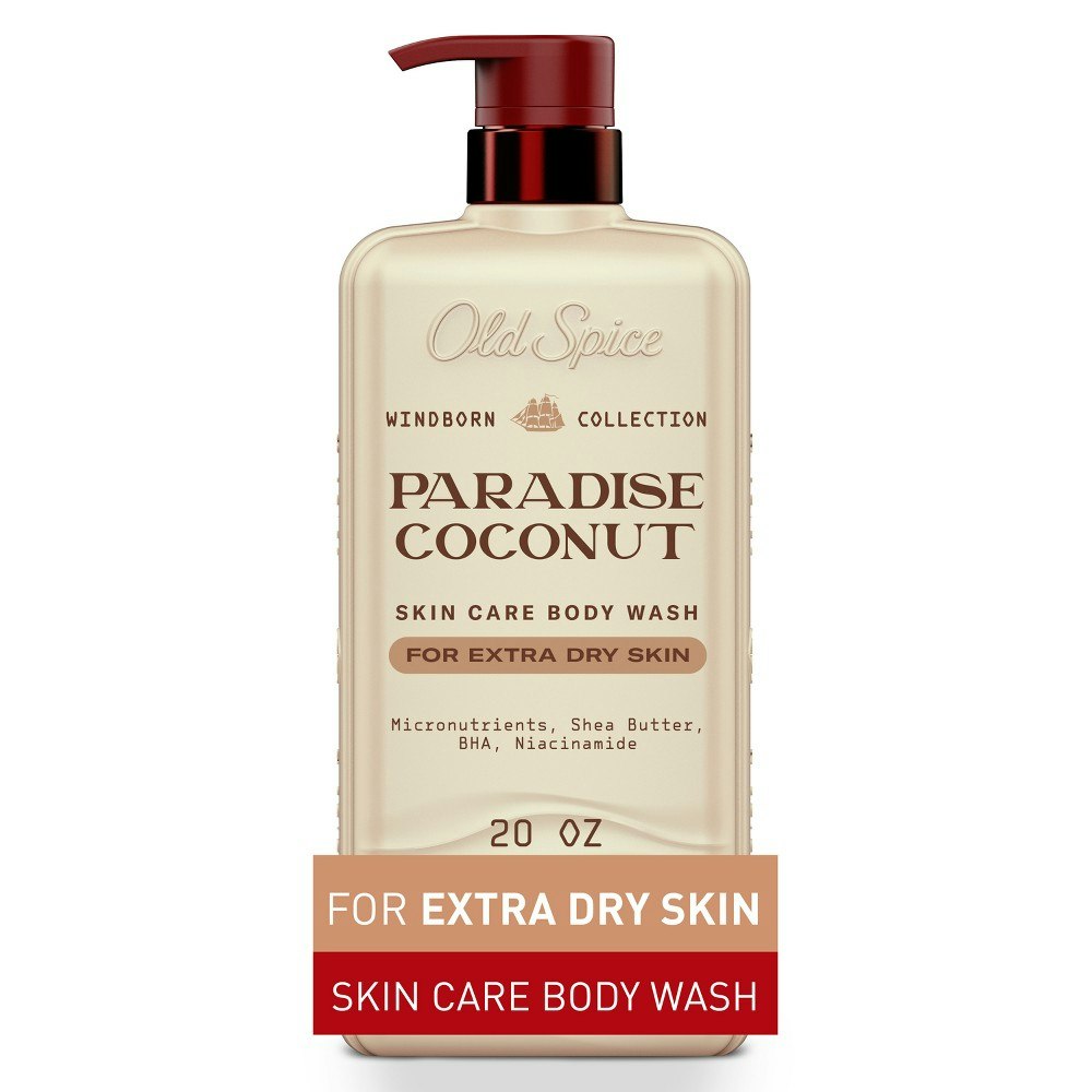 Old Spice Windborn Collection Paradise Coconut Scent Body Wash 20-oz.: $14.99 Old Spice Windborn Collection Paradise Coconut Scent Body Wash 20-oz.: $14.99