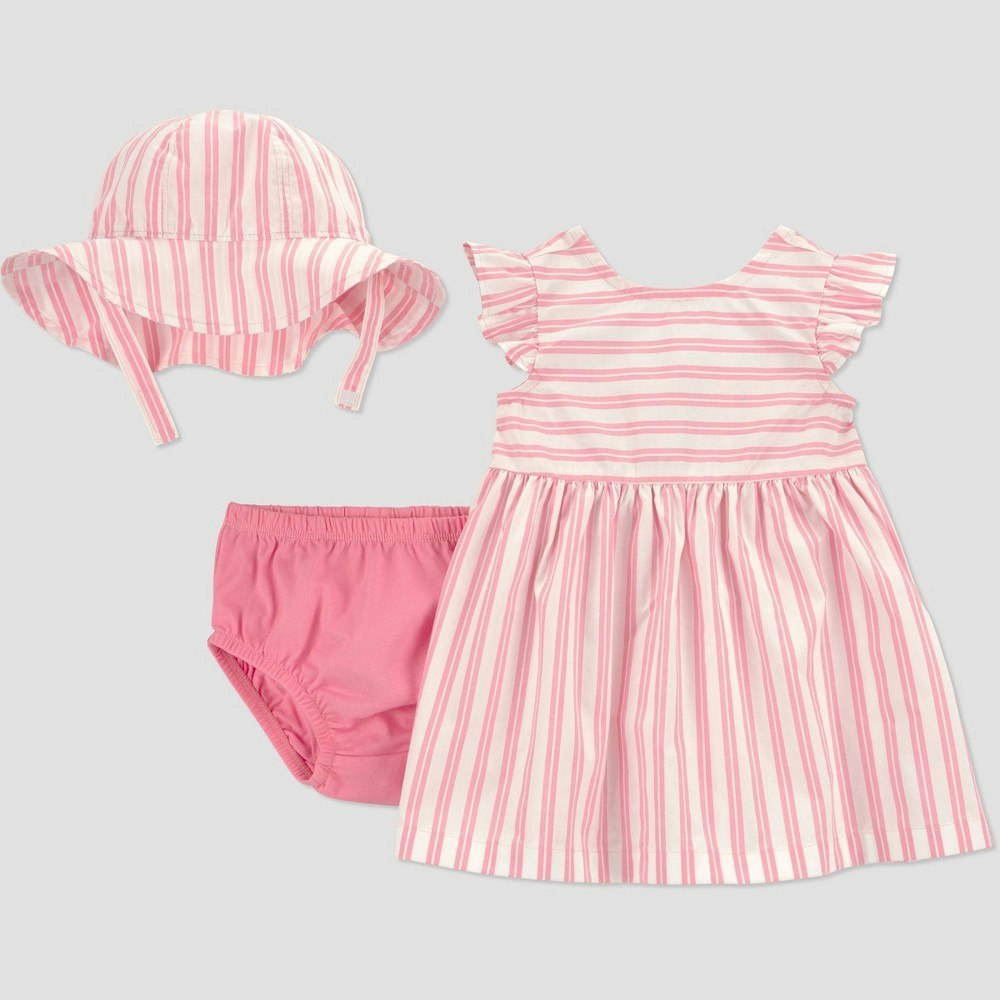 Carter's Just One You Baby Girls' Striped Dress & Hat 2-Piece Set: $14 Carter's Just One You Baby Girls' Striped Dress & Hat 2-Piece Set: $14