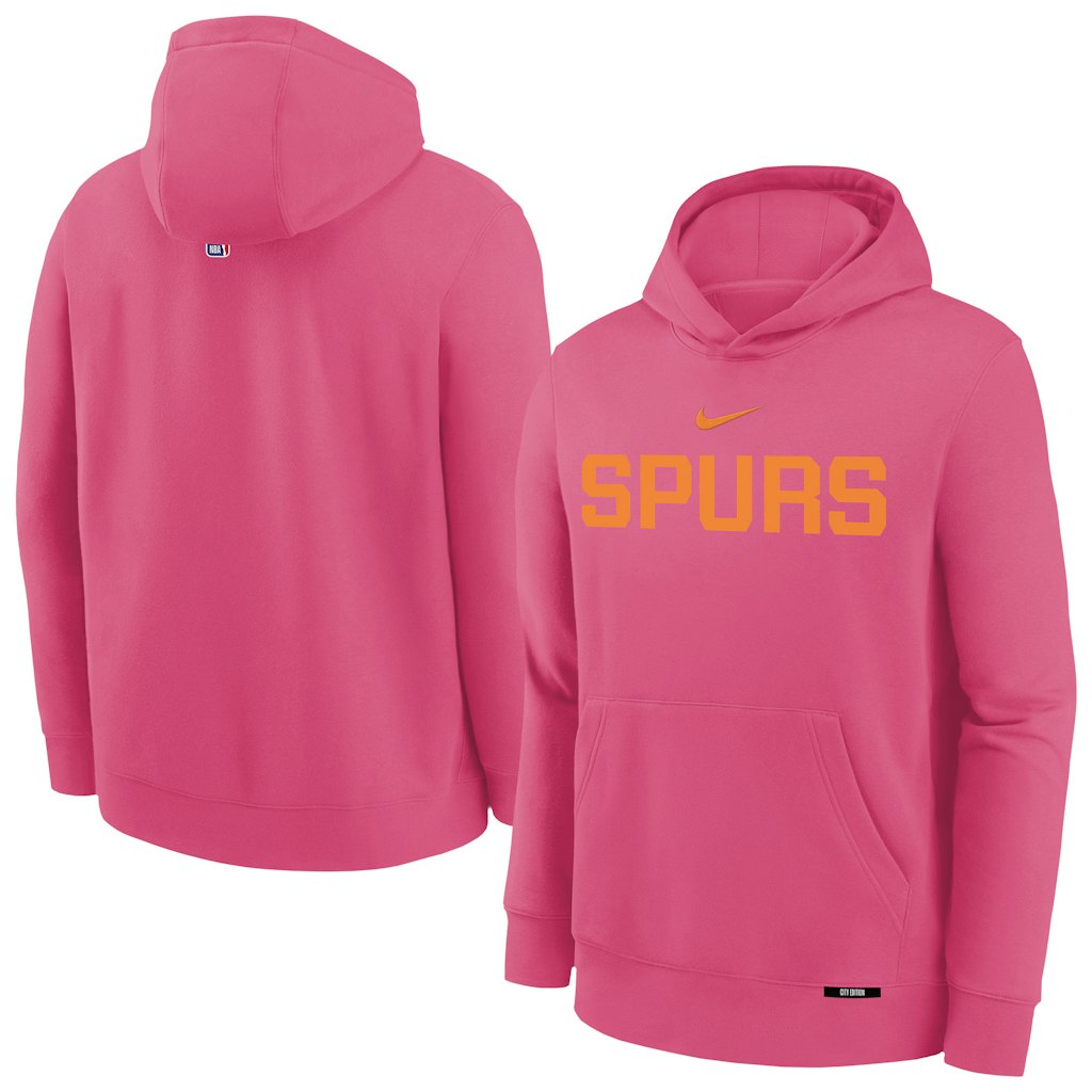 Youth Nike San Antonio Spurs 2025/26 City Edition Club Fleece Hoodie: $59.99