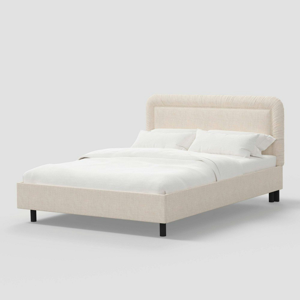 Threshold Studio McGee Zoe Full Size Ruched Platform Bed: $900
