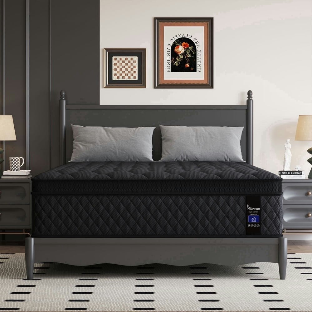 Viscountess 14-inch Queen Hybrid Gel Memory Foam Mattress: $209