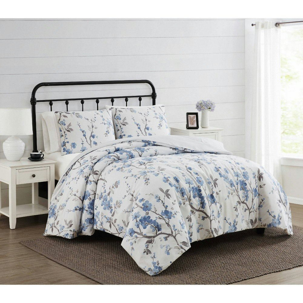 Cannon Kasumi Full/Queen 3-Piece Floral Comforter Set: $57.99