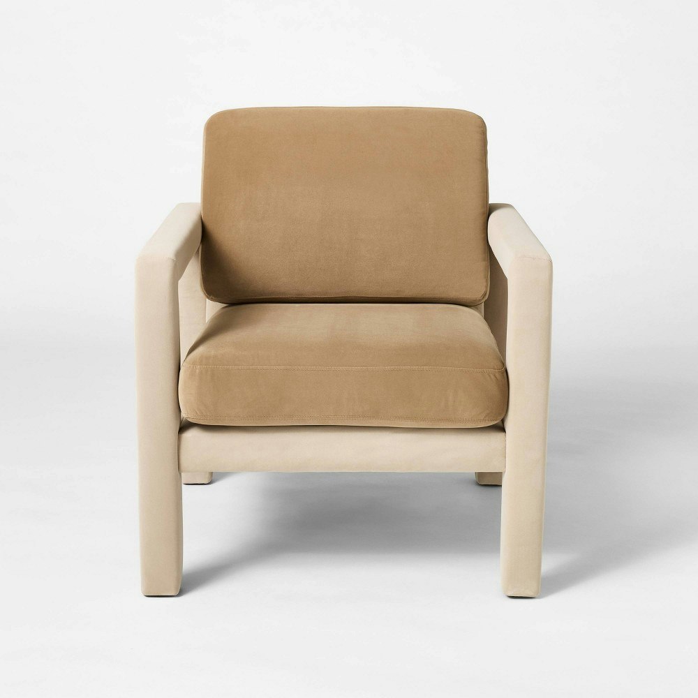 Threshold Designed with Studio McGee Upholstered Sculptural Accent Chair: $360