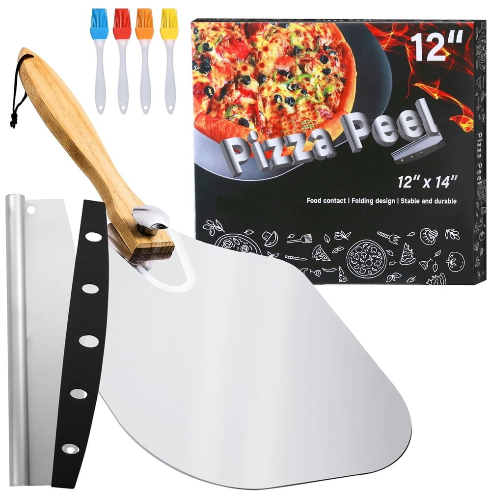 Fabulas 12" x 14" Aluminum Pizza Peel and Cutter Set: $16.99 Fabulas 12" x 14" Aluminum Pizza Peel and Cutter Set: $16.99