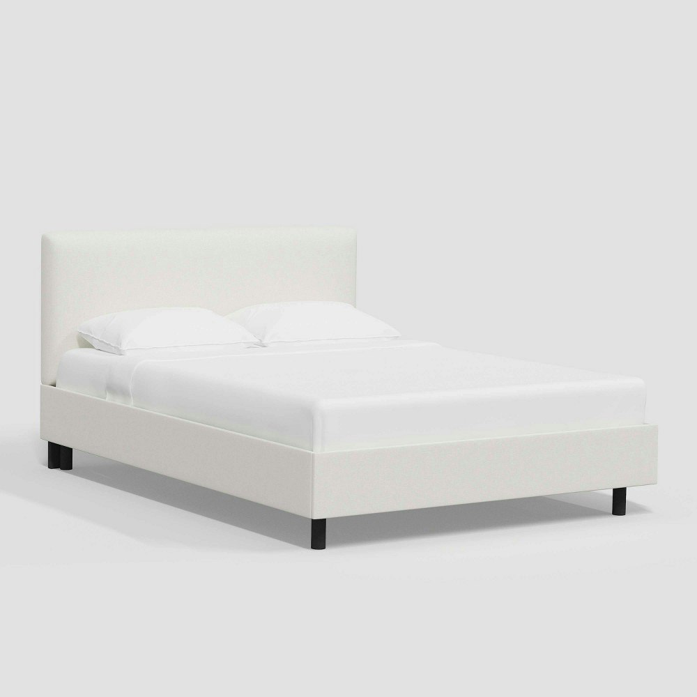Threshold Olivia Twin Upholstered Square Platform Bed: $650 Threshold Olivia Twin Upholstered Square Platform Bed: $650