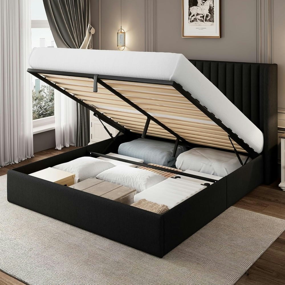 iPormis Full Size Lift-Up Storage Bed Frame: $119.95 iPormis Full Size Lift-Up Storage Bed Frame: $119.95