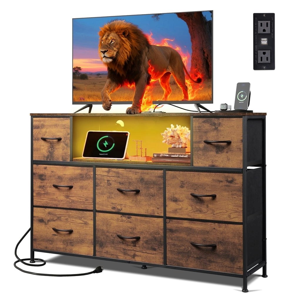 Galaxhero 8-Drawer Dresser and TV Stand: $69.99 Galaxhero 8-Drawer Dresser and TV Stand: $69.99