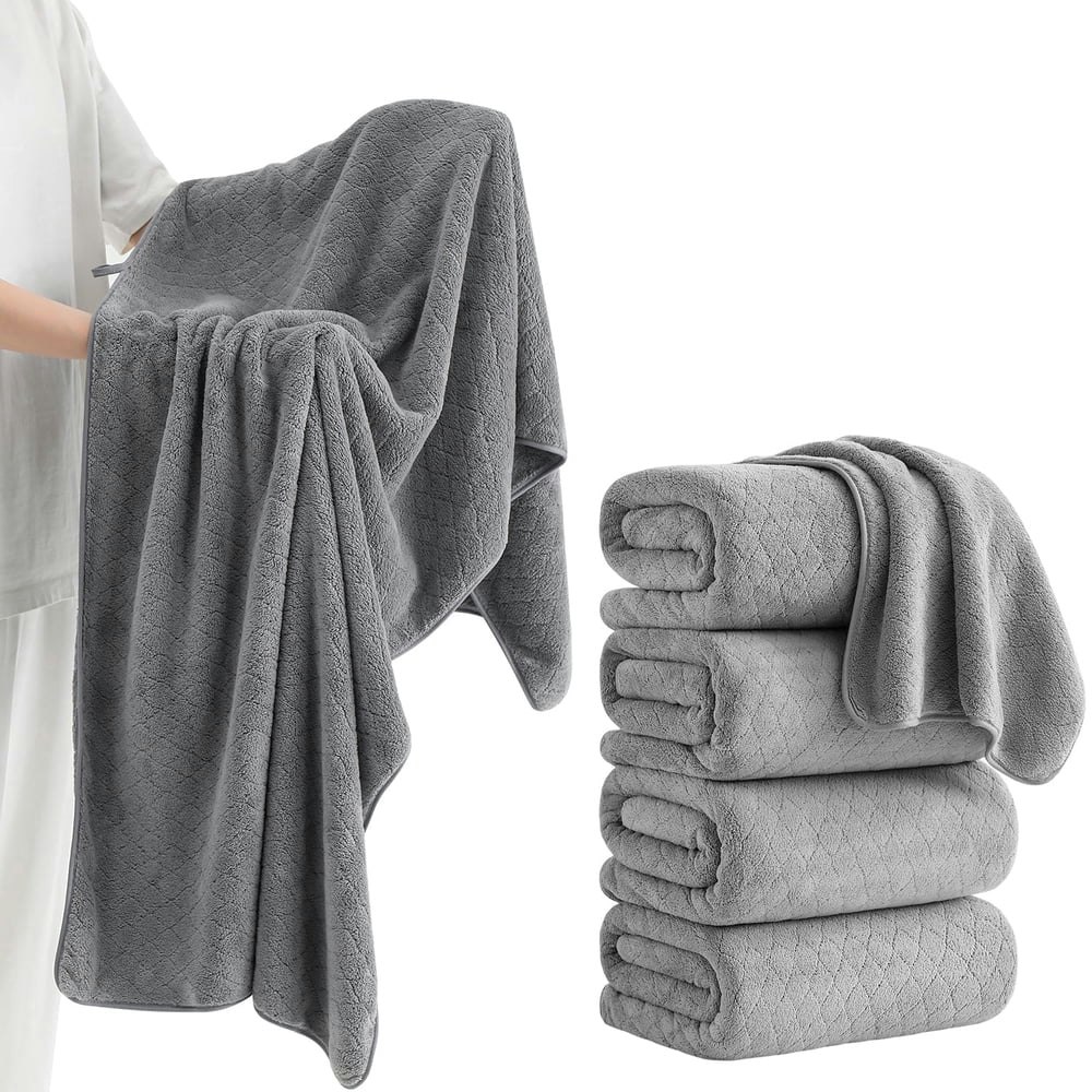 Kebury 35" x 70" Oversized Bath Towel 4-Pack: $31.99 Kebury 35" x 70" Oversized Bath Towel 4-Pack: $31.99