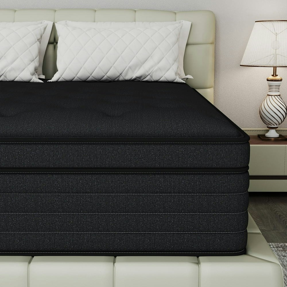Yilicy 12-inch Queen Memory Foam and Spring Hybrid Mattress: $157.41