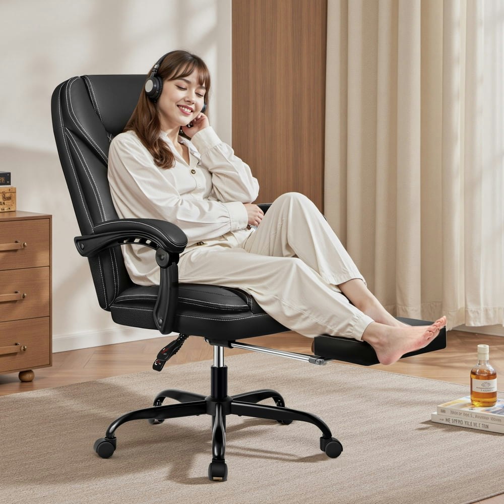 Primy Big & Tall Ergonomic Executive Office Chair: $107.99
