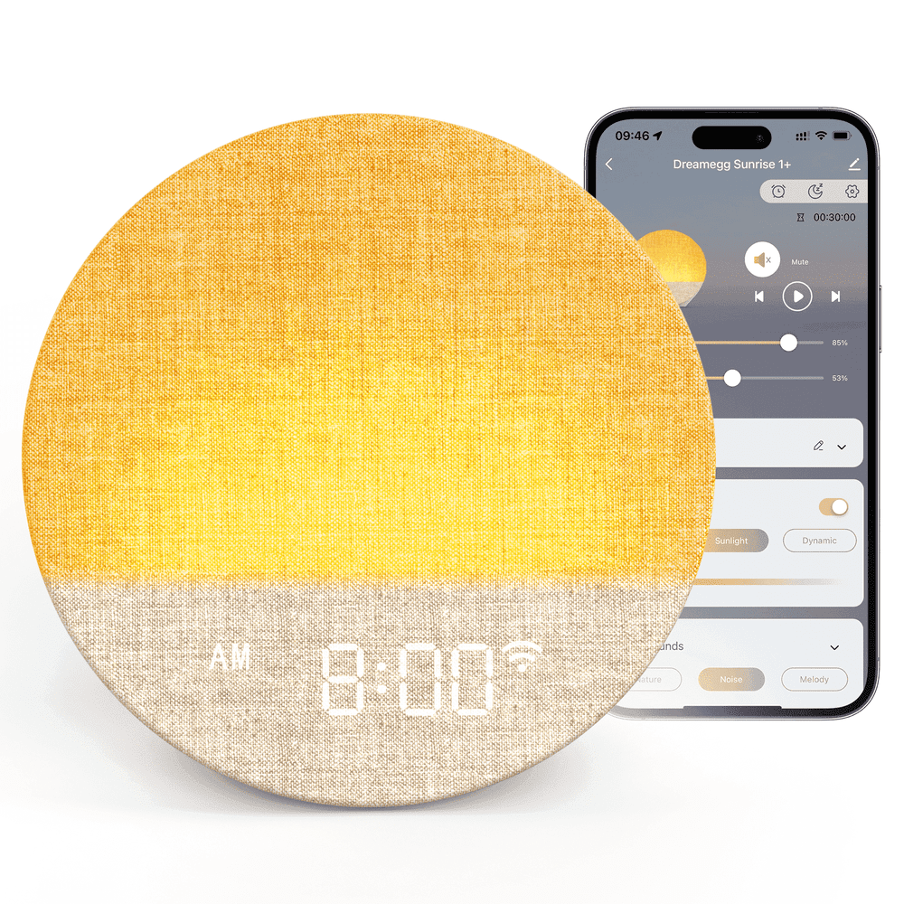 Dreamegg Sunrise Alarm Clock and White Noise Sound Machine: $64.36 Dreamegg Sunrise Alarm Clock and White Noise Sound Machine: $64.36